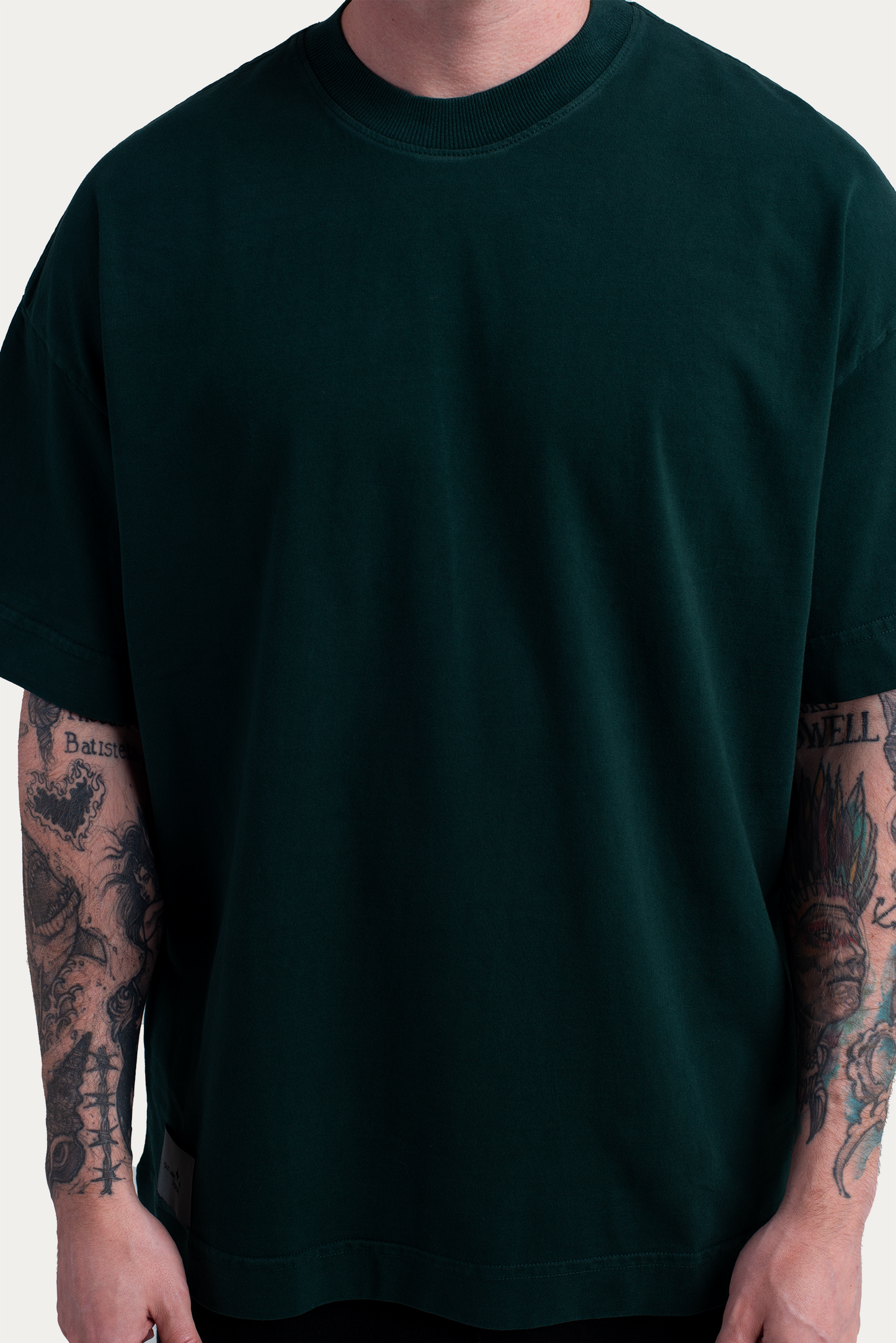 T-shirt Over Boxy "BASIC" - Verde