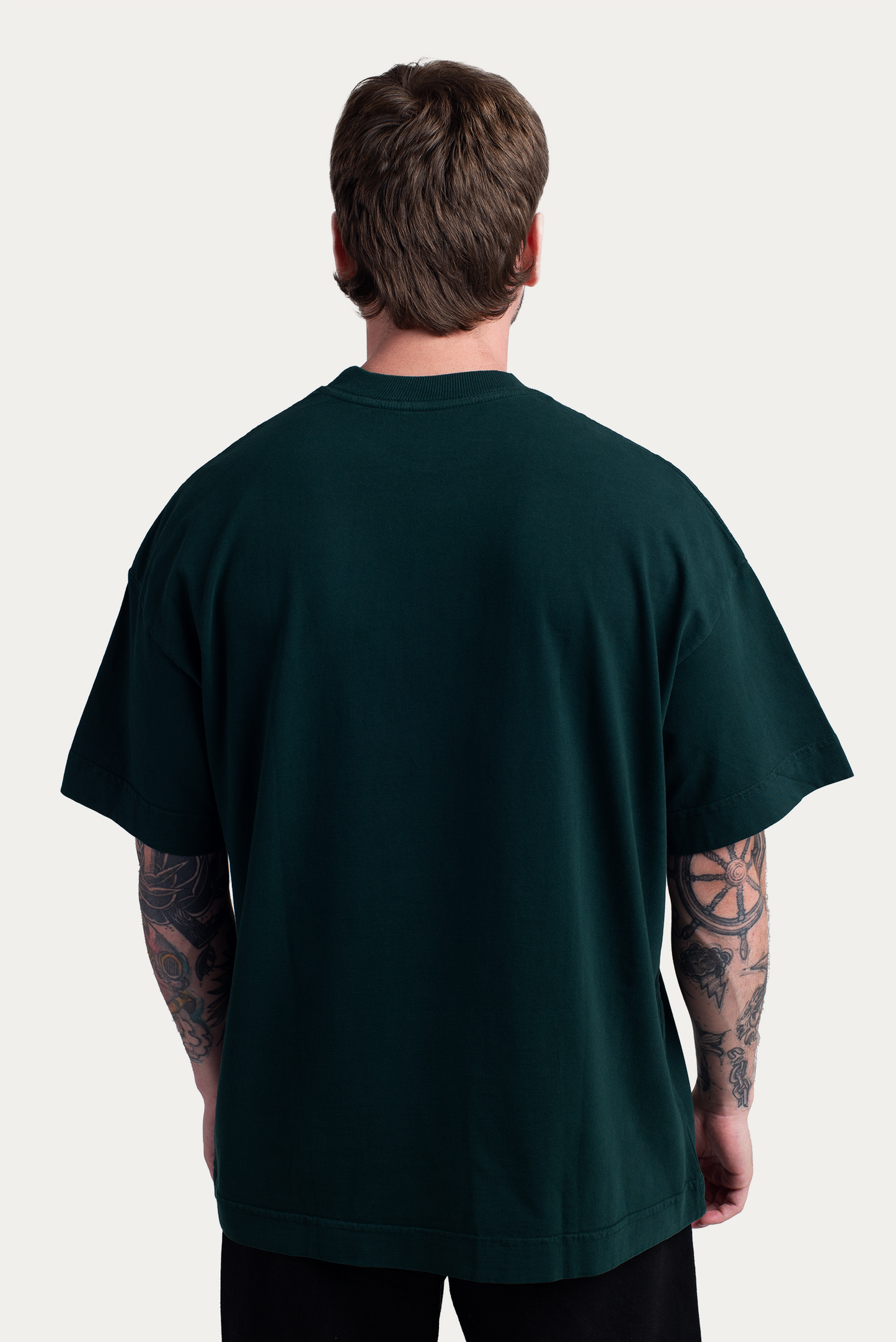 T-shirt Over Boxy "BASIC" - Verde