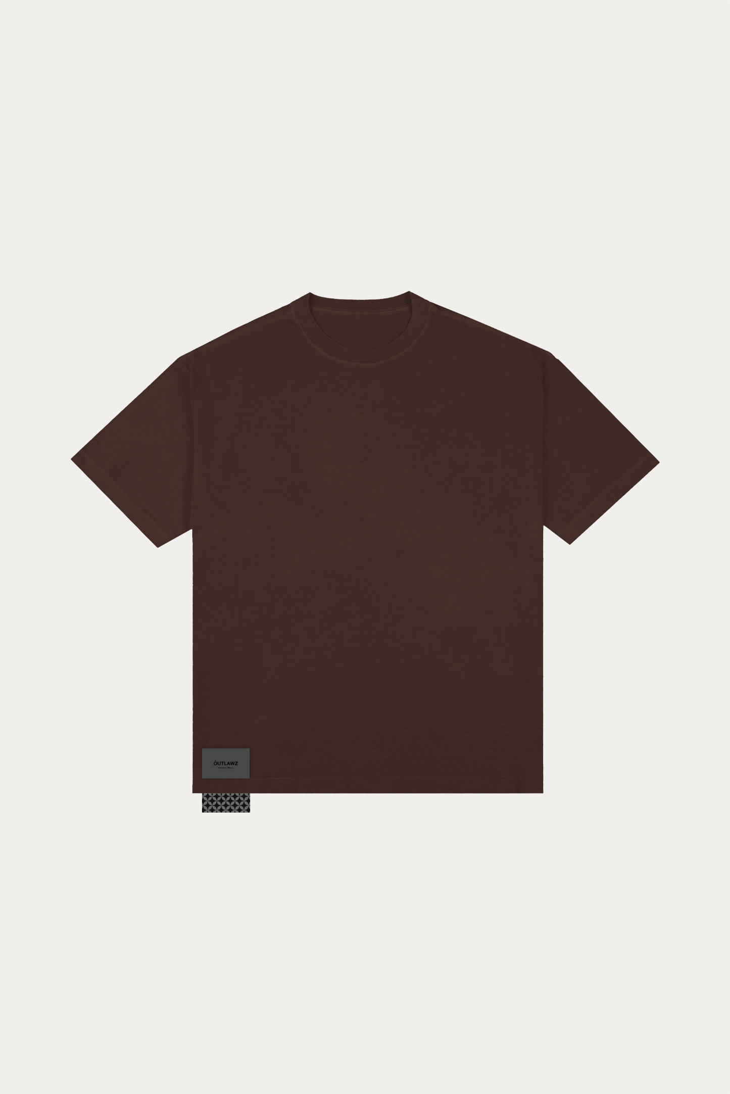 T-shirt Over Boxy "BASIC" - Marrom