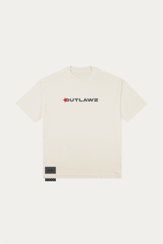 T-shirt Over Boxy "ESSENCE" - Off-white