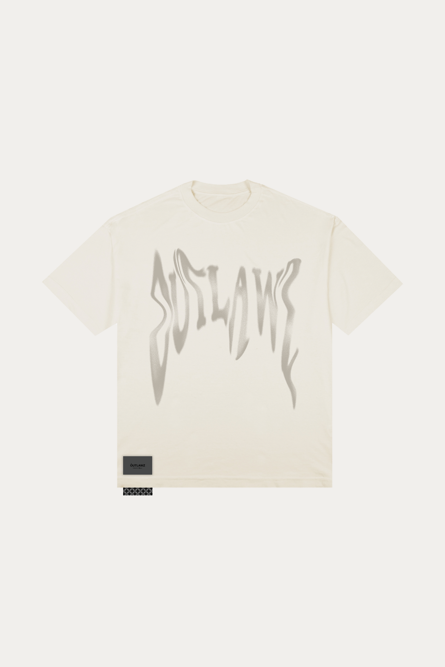 T-shirt Over Boxy "FAIL" - Off-white