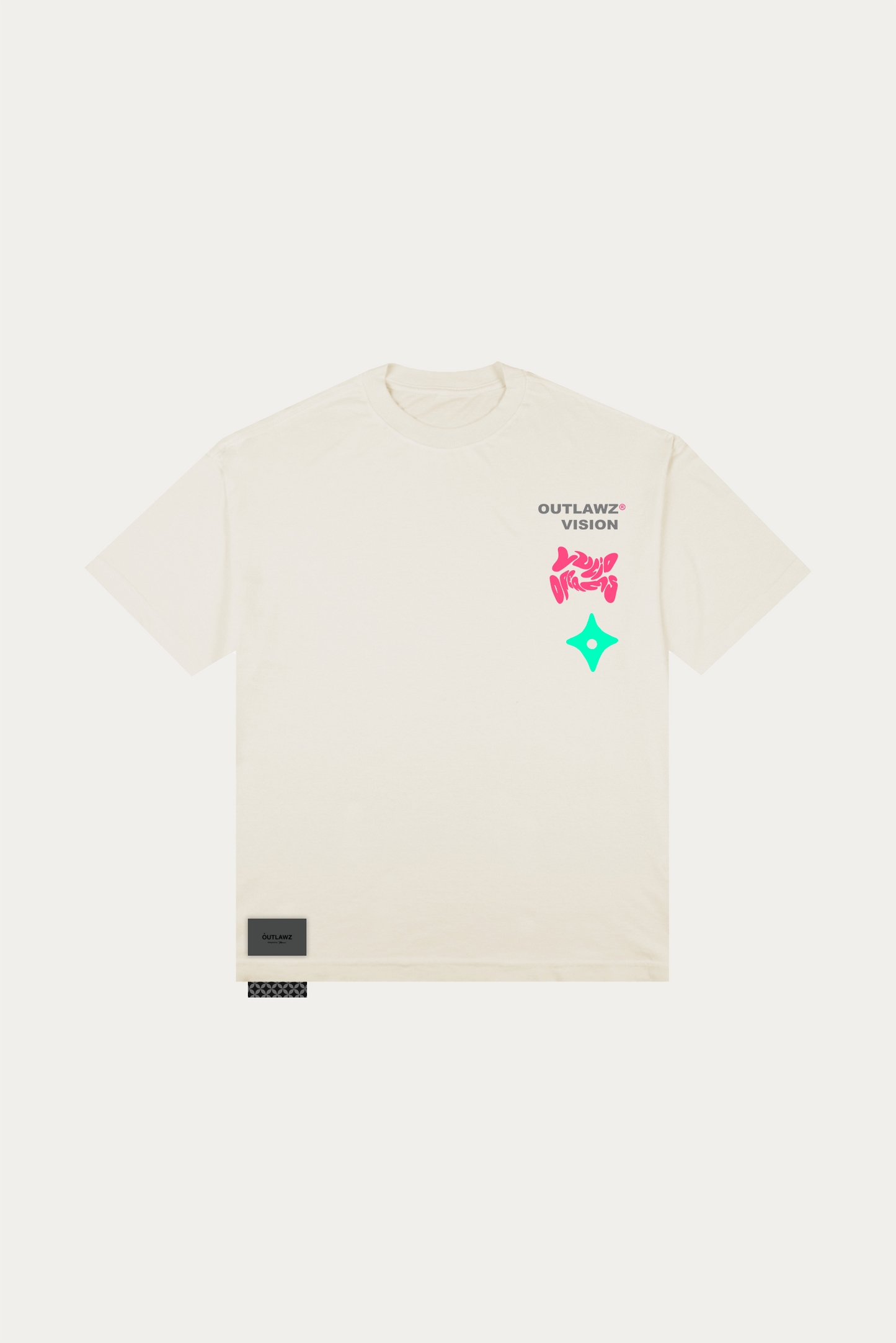 T-shirt Over Boxy "LUCID DREAMS" - Off-white