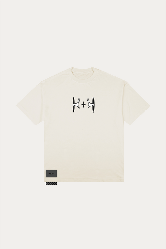 T-shirt Over Boxy "PRECIOUS" - Off-white