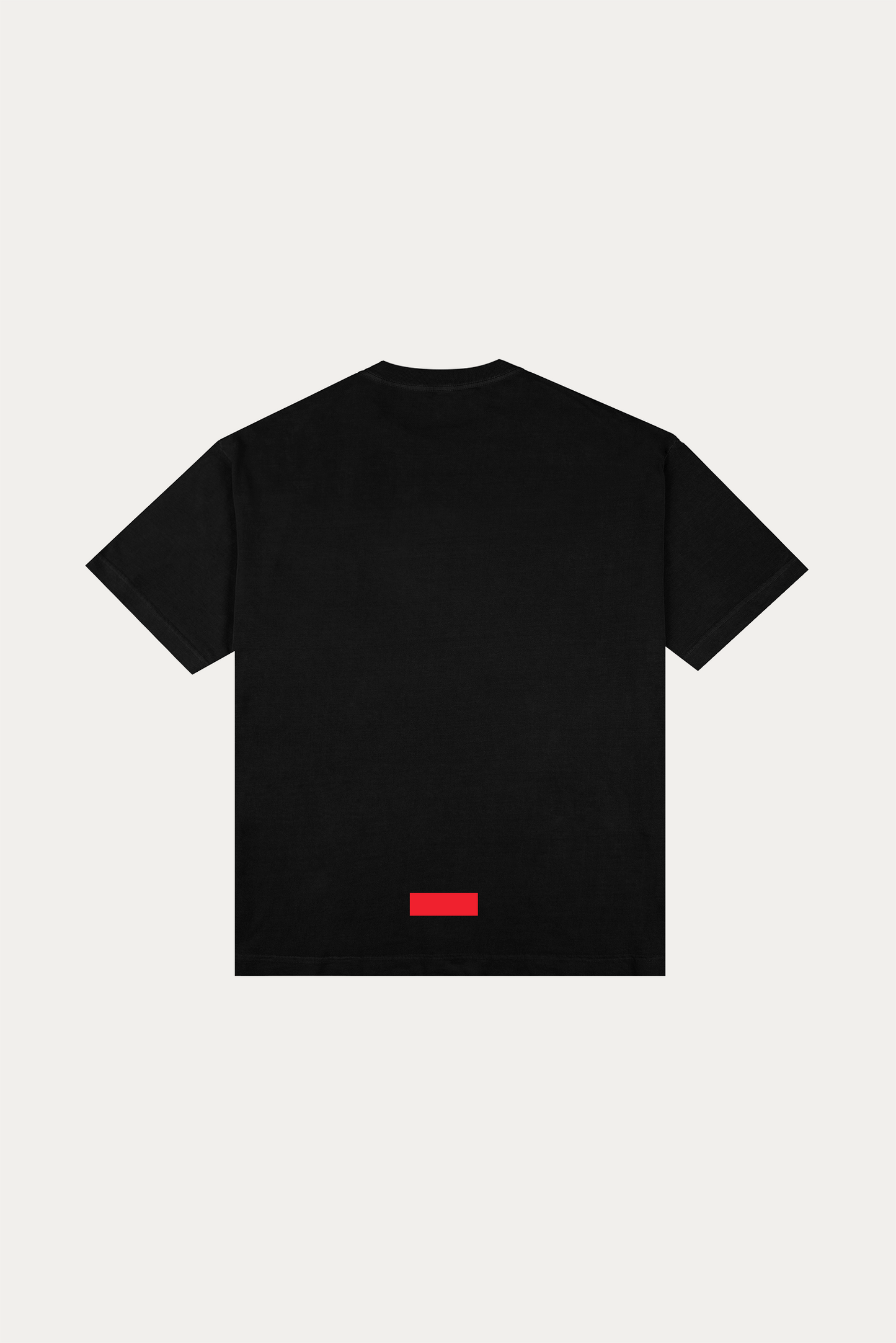 T-shirt Over Boxy "REBEL SPIRIT" - Preto