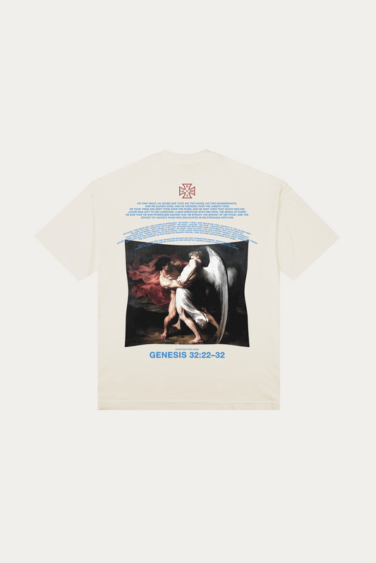 T-shirt Over Boxy "THE CLASH" - Off-white