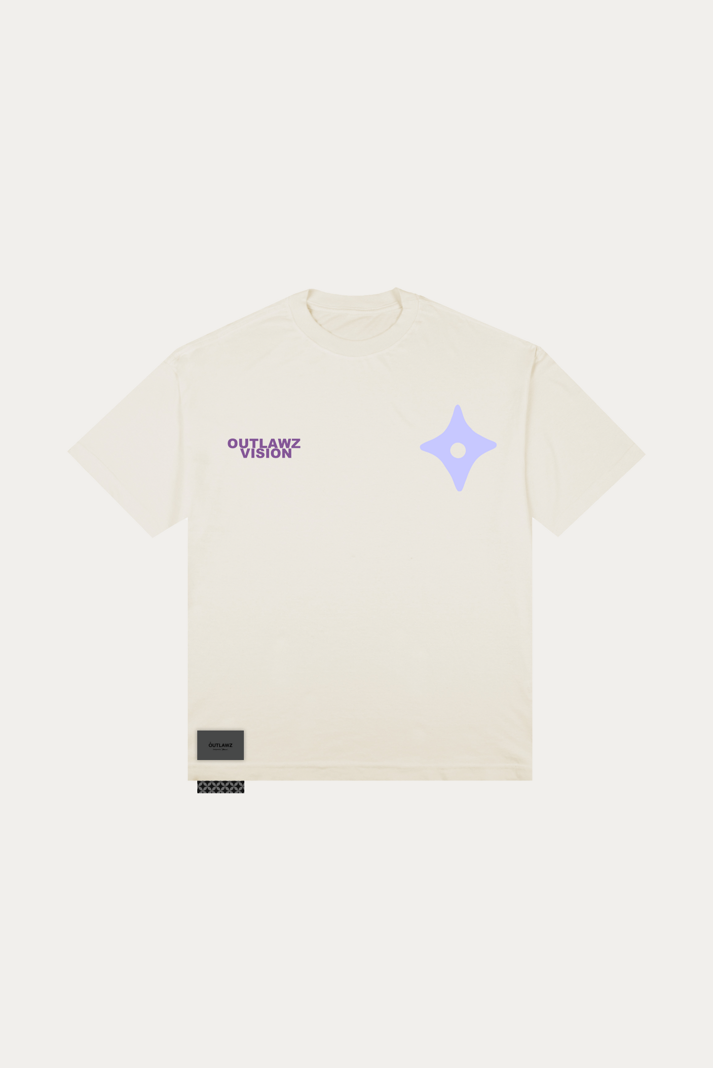 T-shirt Over Boxy "TOXIC" - Off-white