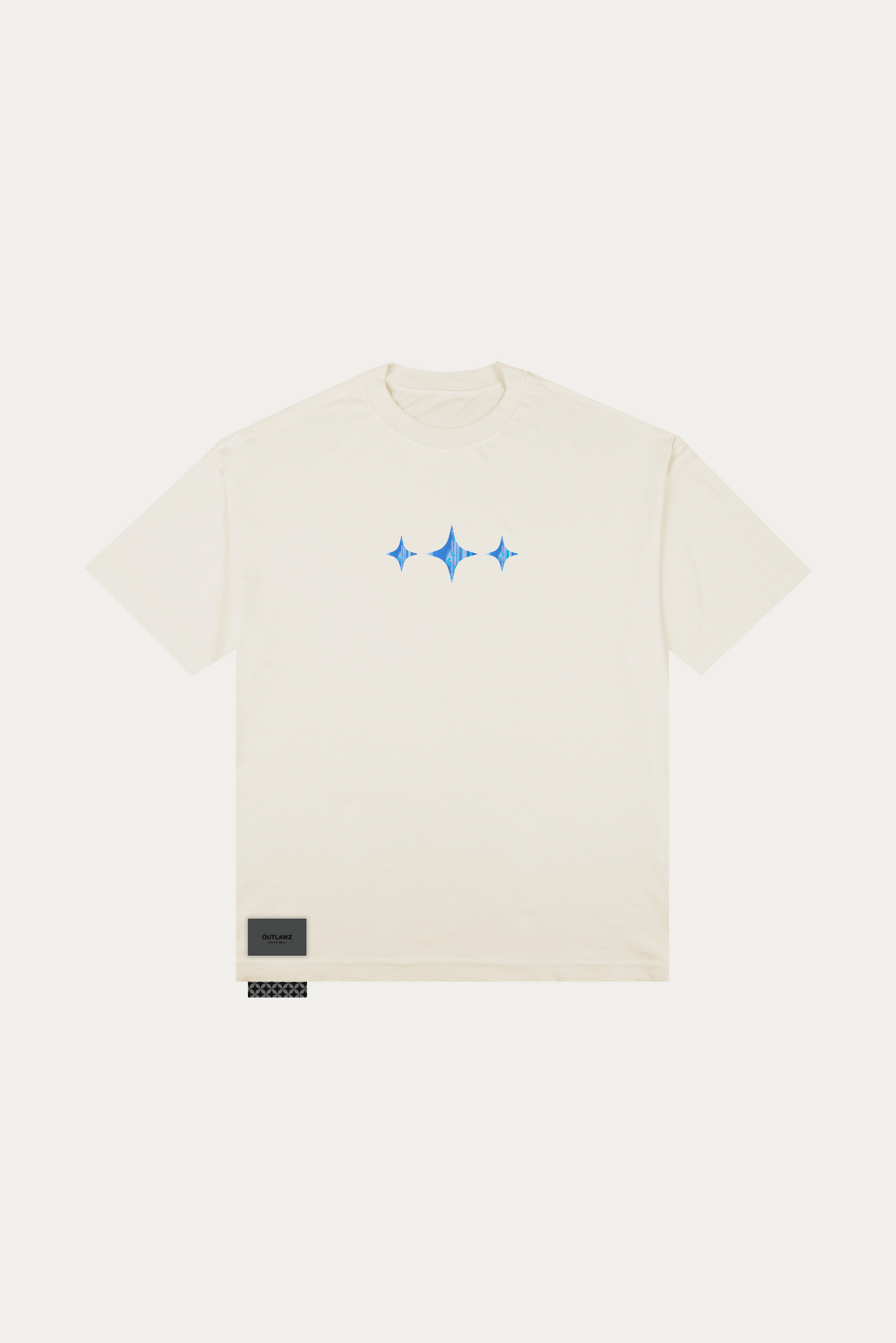T-Shirt Over Boxy "2 HEADS" - Off White