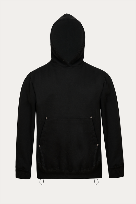 Hoodie Rivet "BASIC" - Preto