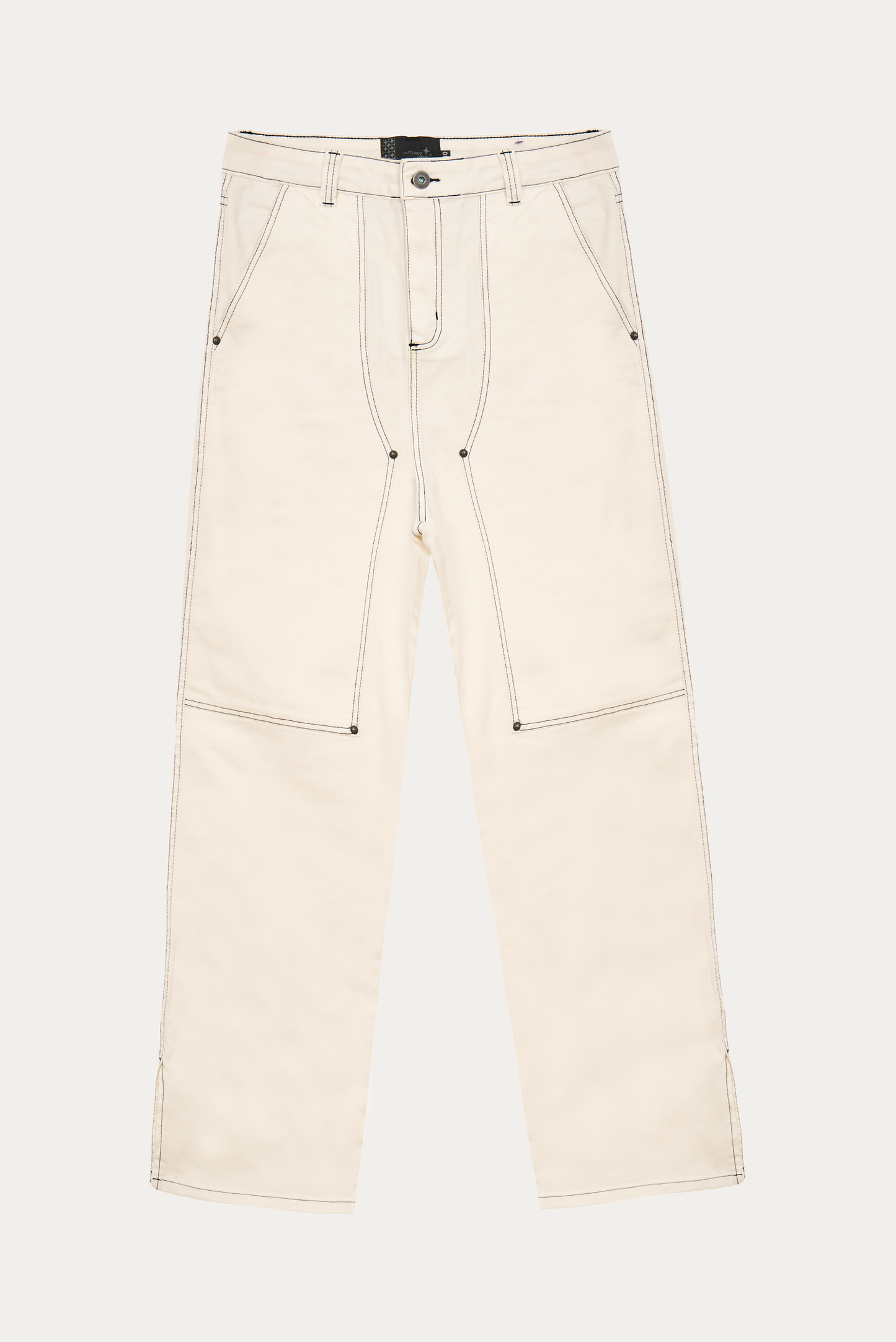 Pants Rivet "BASIC" - Off-white