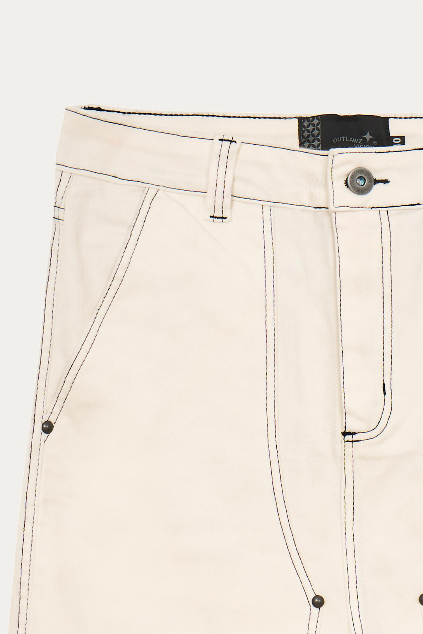 Pants Rivet "BASIC" - Off-white