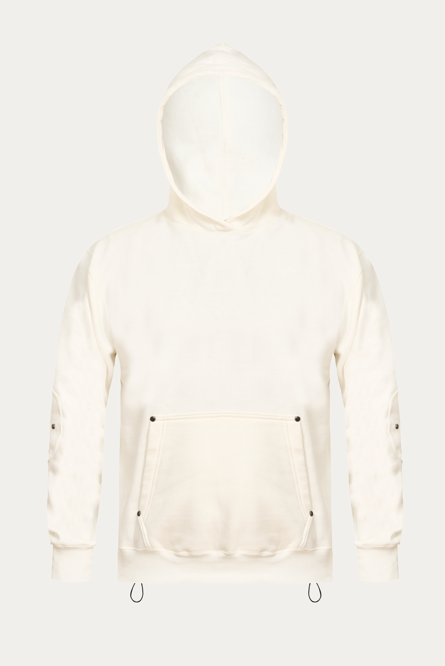 Hoodie Rivet "BASIC" - Off-white