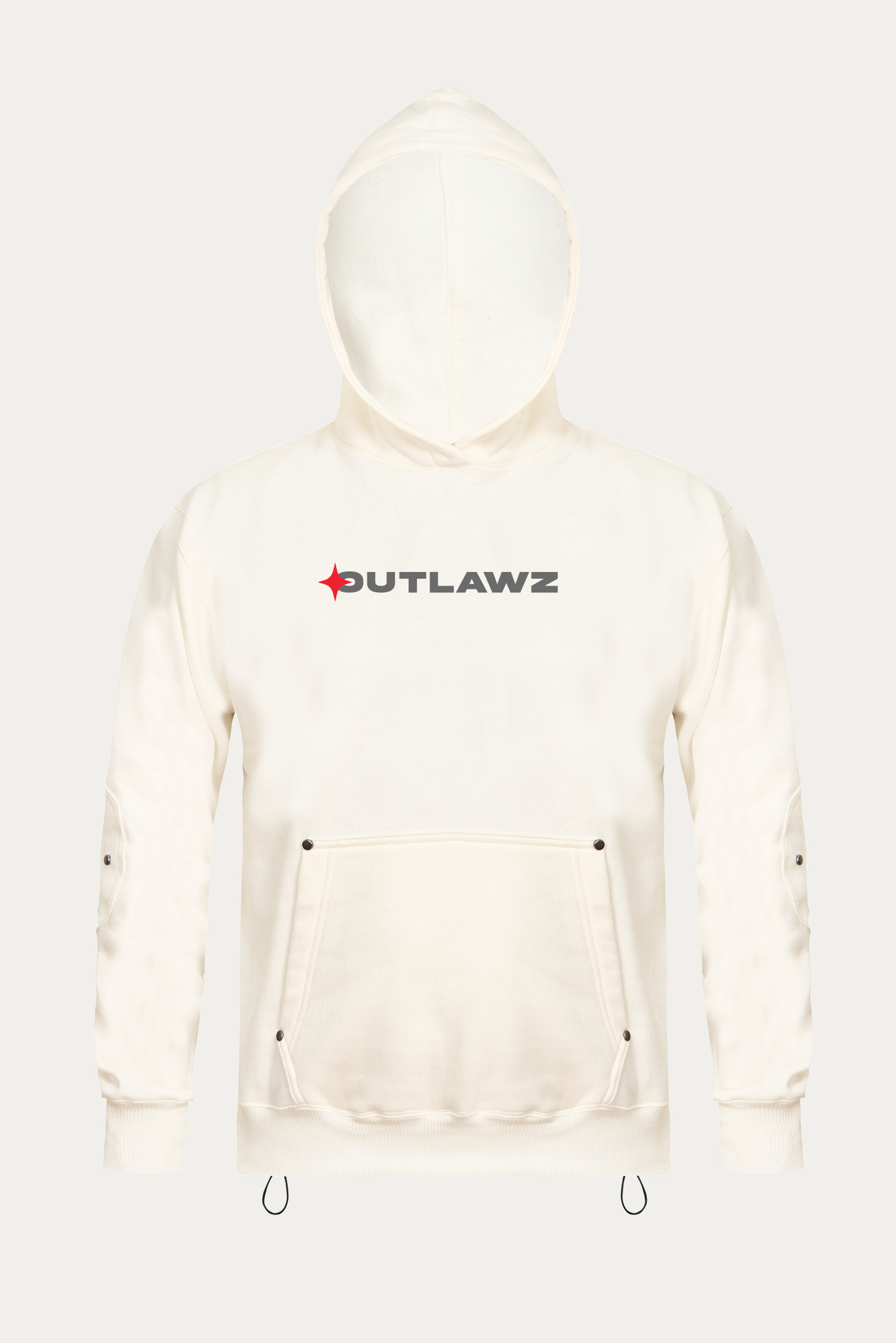 Hoodie Rivet "ESSENSE" - Off-white