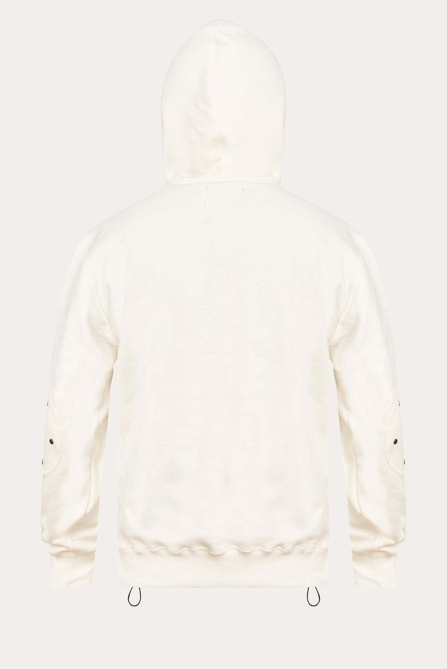 Hoodie Rivet "SYSTEM" - Off-white