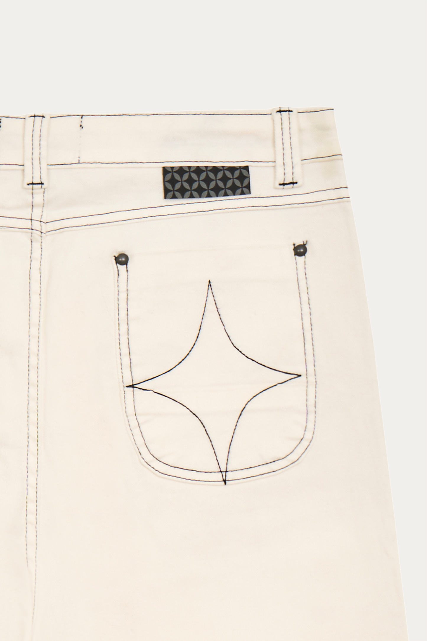 Pants Rivet "BASIC" - Off-white