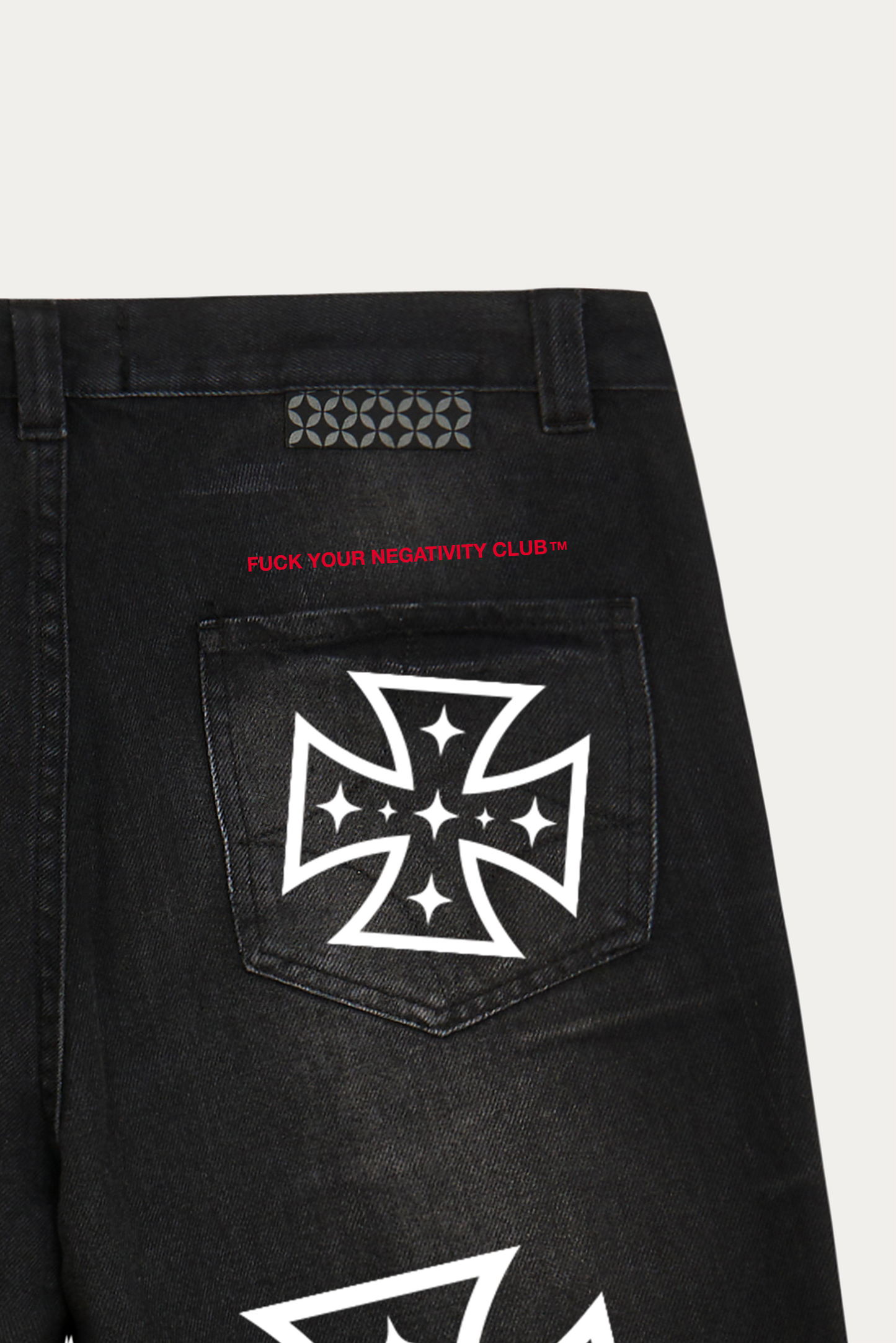 Pants Vintage Flare "CROSS" - Dark Gray