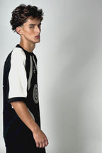 T-shirt Jersey " F.Y.N CLUB " - Preto/Off-White