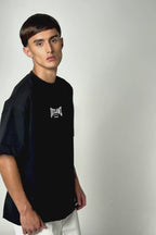 T-shirt Over Boxy " SINCE " - Preto